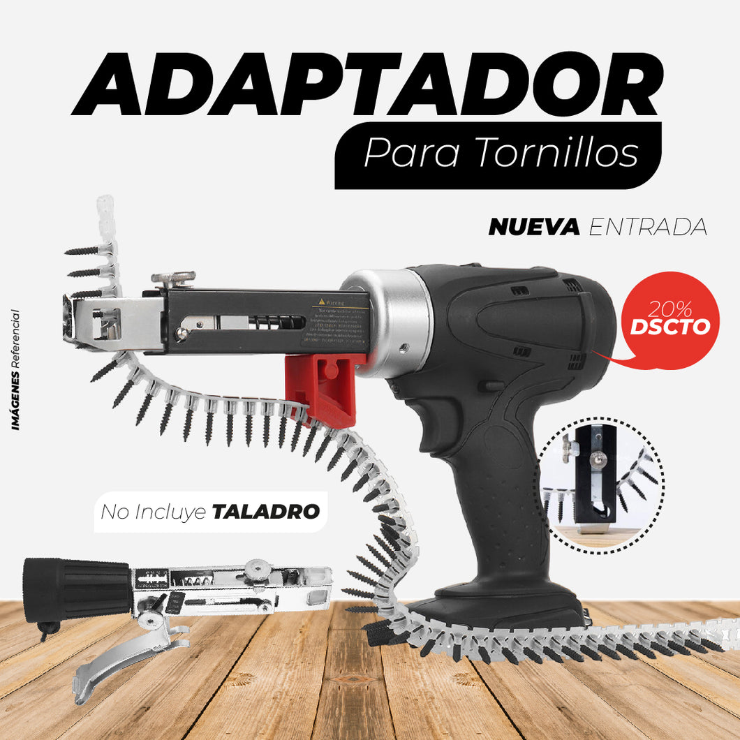 ADAPTADOR DE PISTOLA DE CLAVOS PARA TALADRO