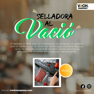 Selladora de bolsa al vacio portatil